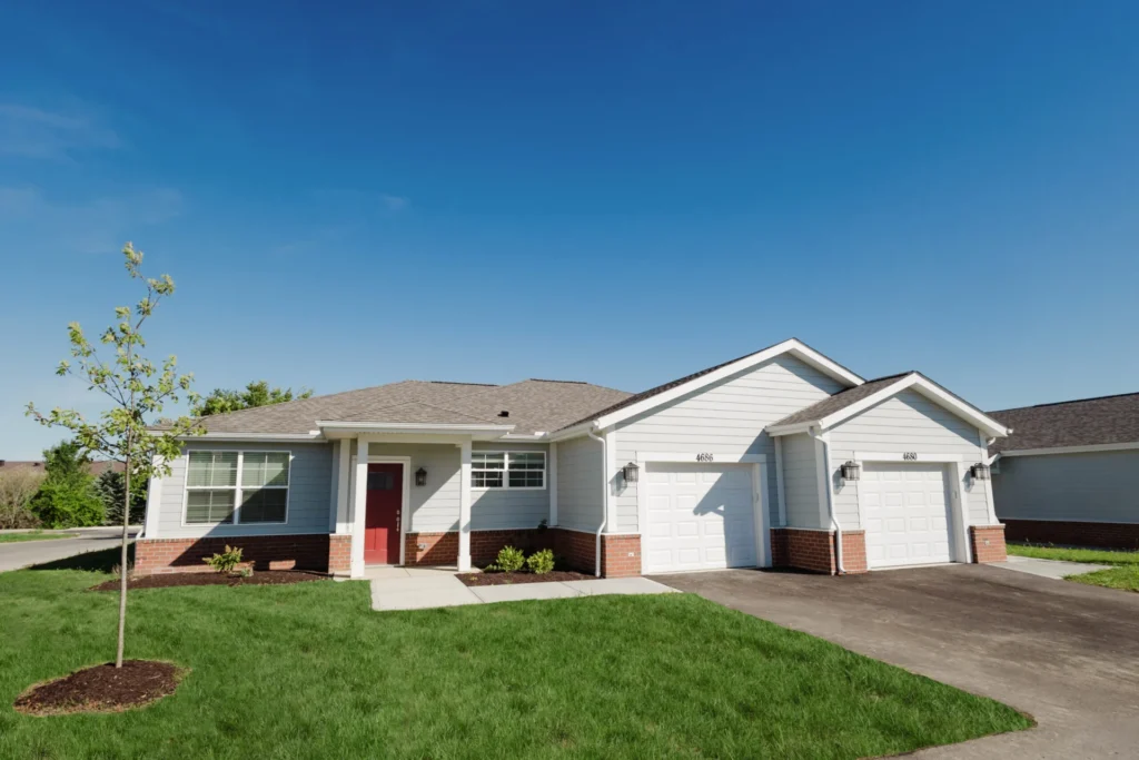 Exterior of a cottage-style home at Verena at Hilliard